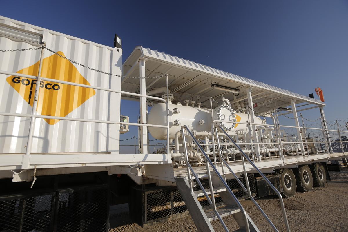 GOFSCO trailer on location for O&M operations